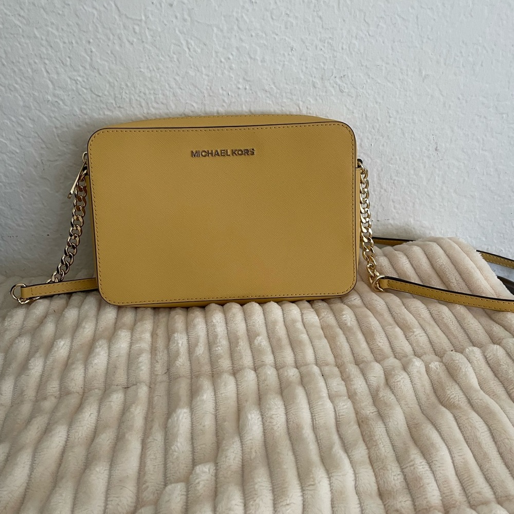 Michael Kors Yellow Crossbody Bag